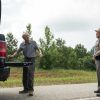 Clint Eastwood en plein contrôle routier dans son film La Mule.