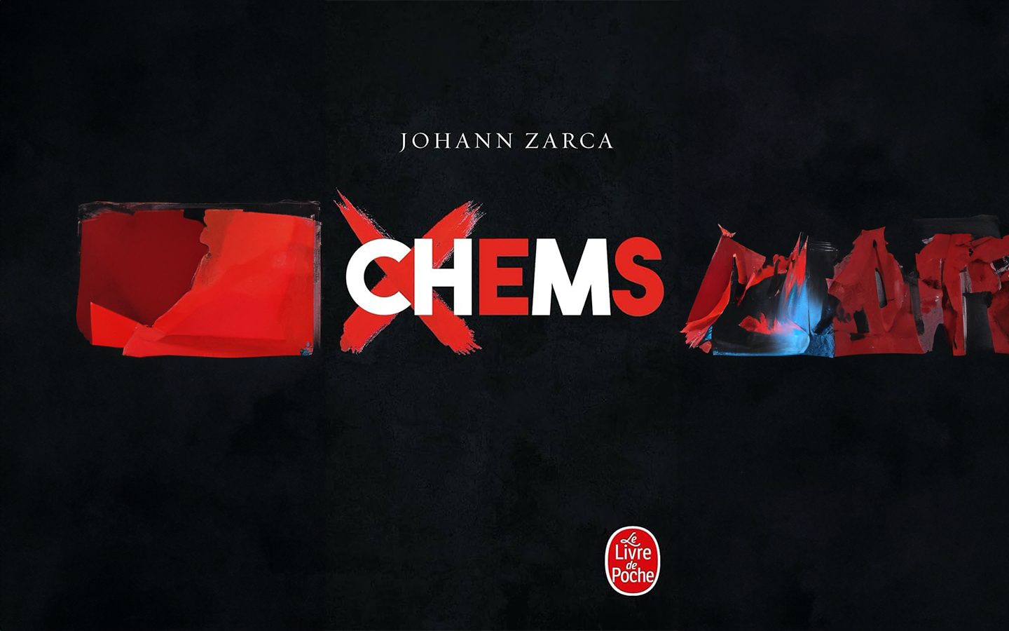 Couverture du livre "Chems" écrit par Johann Zarca aux éditions le livre de poche + complétion IA générative adobe.