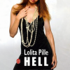 Couverture du livre "Hell" écrit par Lolita PILLE édition Livre de poche + complétion IA générative adobe.