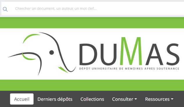 Logo du site DUMAS