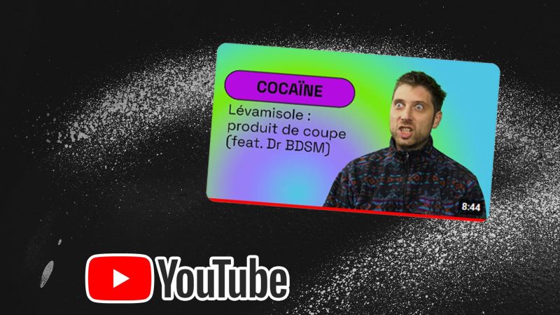 Lévamisole, produit de coupe (feat. Dr. Bdsm). Vidéo disponible sur notre chaîne Youtube.