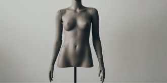 mannequin, noir et blanc, skinnytoc, trend